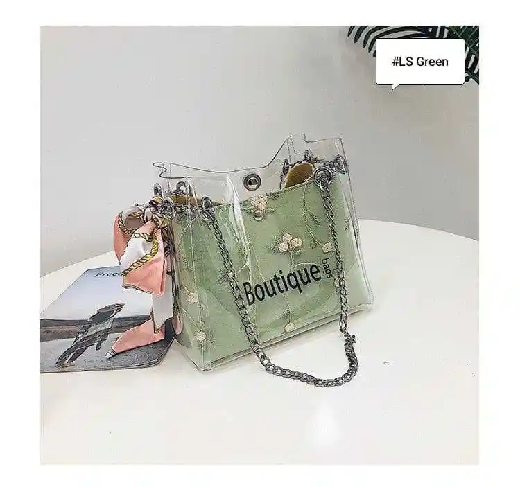🛍️ Waterproof Chained Crossbody Bag – Stylish & Durable!