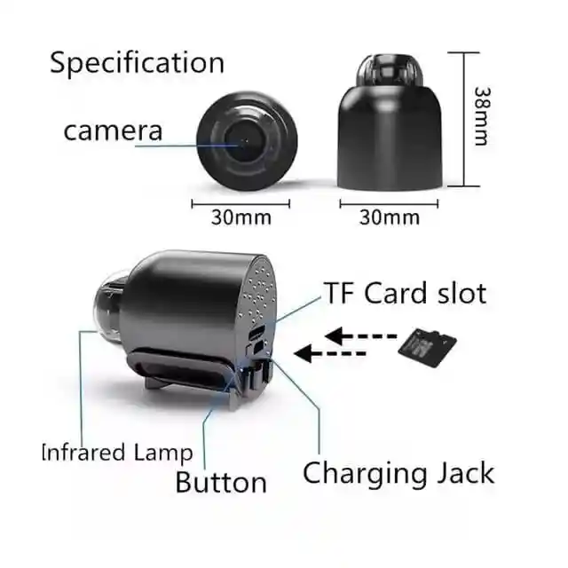 Rechargeable X5 Mini WiFi Camera