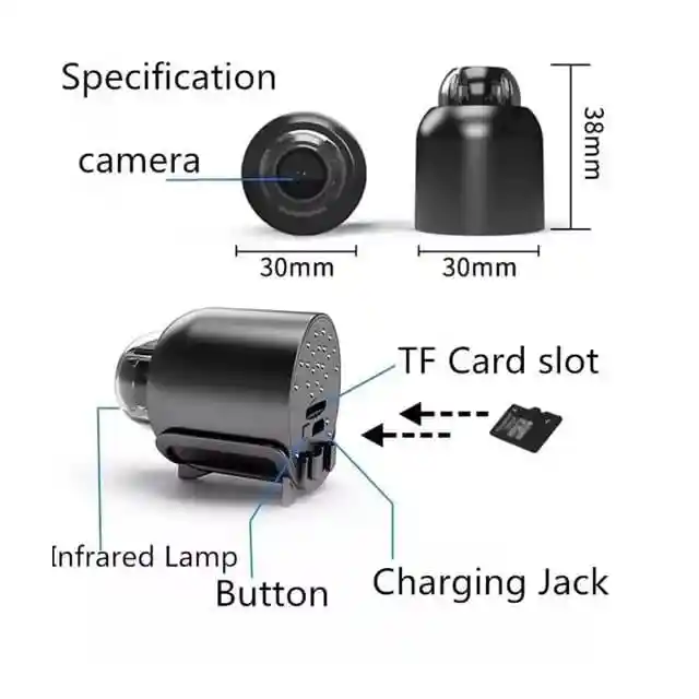 Rechargeable X5 Mini WiFi Camera