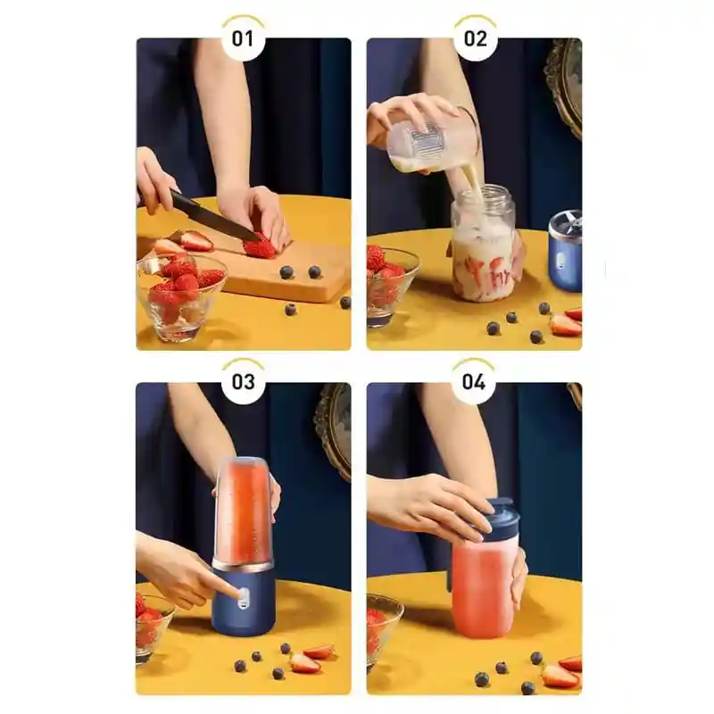 2in1 Rechargeable Juice Blender (Double Mug)