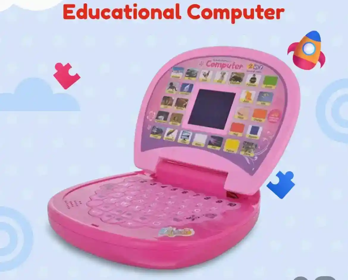 Kids EDUCATIONAL Computer with LED Display and Music