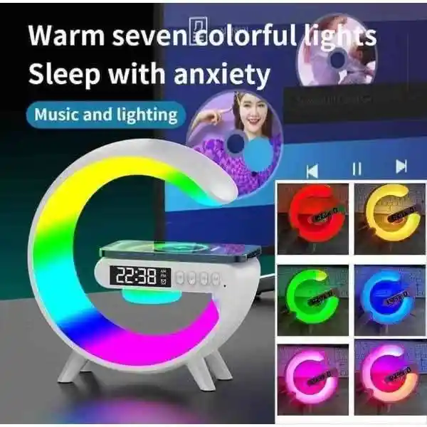G63 Atmosphere RGB Light Bluetooth Speaker With Wireless Charging