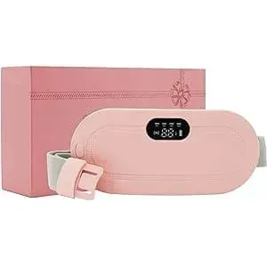GLX premium Heating Pad for Period Cramps & Vibration Slimming Massage Belt
