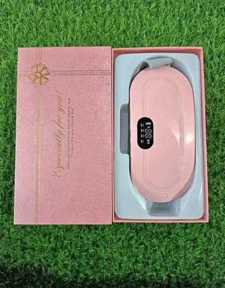 GLX premium Heating Pad for Period Cramps & Vibration Slimming Massage Belt