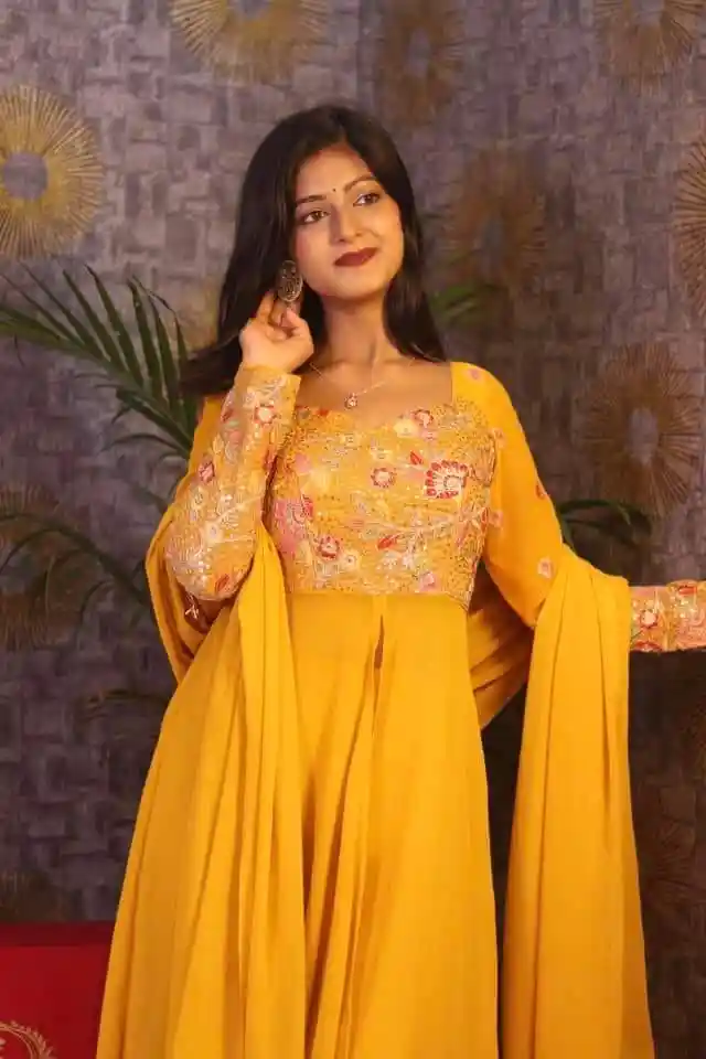 Indian farsi cut dress